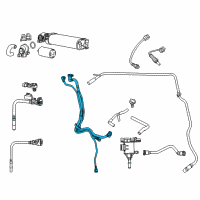 OEM 2013 Dodge Charger Hose-CANISTER PURGE Diagram - 68072086AF