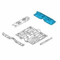 OEM 2002 Hyundai Elantra Bracket Assembly-Lateral Rod Mounting Diagram - 65810-2D010