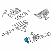 OEM 2019 BMW M4 Thermostat Housing Diagram - 11-42-7-850-293