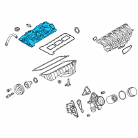 OEM 2021 BMW M2 Cylinder Head Cover Diagram - 11-12-7-846-359