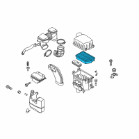OEM Kia Sportage Air Cleaner Filter Diagram - 281133W500