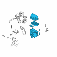 OEM Kia Air Cleaner Assembly Diagram - 281103W500