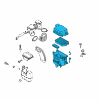 OEM Kia Sportage Air Cleaner Assembly Diagram - 281103W500