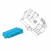 OEM Saturn Body Control Module Assembly Diagram - 25779919