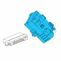 OEM 2005 Chevrolet Equinox Block Asm, Instrument Panel Wiring Harness Junction (Remanufacture) Diagram - 19300121