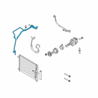 OEM 2011 Chevrolet Aveo5 AC Hose Diagram - 94831199