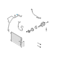 OEM Pontiac G3 Relief Valve Seal Diagram - 94535492