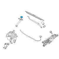OEM 2016 Nissan Juke Cap-Windshield Washer Tank Diagram - 28913-1KA1A