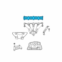 OEM 2008 Dodge Caliber Gasket-Exhaust Manifold Diagram - 4884825AB