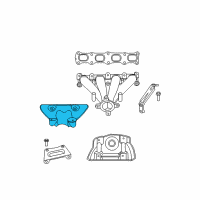 OEM Dodge Caliber Shield-Exhaust Manifold Diagram - 5181162AB