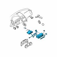 OEM 2004 Nissan Altima Control Assembly Diagram - 27500-8J100