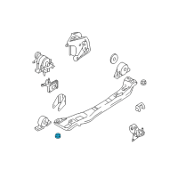 OEM 2003 Nissan Sentra Pad-Engine Mounting Member Diagram - 11248-4Z700