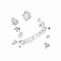 OEM 2003 Nissan Sentra Pad-Engine Mounting Member Diagram - 11248-4M410