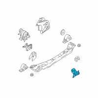 OEM 2006 Nissan Sentra Engine Mounting Insulator Assembly, Front Left Diagram - 11220-AU410