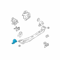 OEM Nissan Sentra Engine Mounting Insulator Assembly, Front Diagram - 11270-8H310