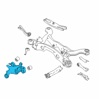 OEM Infiniti Housing Assy-Rear Axle, RH Diagram - 43018-5DE0A