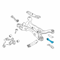 OEM 2018 Infiniti QX30 Front Right Upper Suspension Link Complete Diagram - 551A0-5DA0A