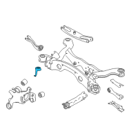 OEM Infiniti QX30 Stopper-Mounting, Differential, Lower Diagram - 55475-5DJ0A