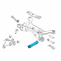 OEM Infiniti Rear Right Suspension Arm Assembly Diagram - 55501-5DJ0A