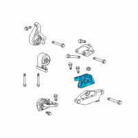 OEM Cadillac SRX Rear Mount Diagram - 25778692