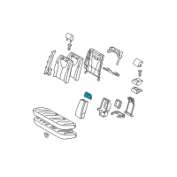 OEM 2008 Toyota Camry Cup Holder Diagram - 72806-06050-B1