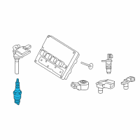 OEM 2009 Dodge Challenger SPARKPLUG Diagram - SPLZFR5C11