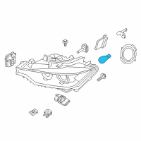 OEM 2017 BMW M4 Bulb Yellow Diagram - 07-11-9-905-468