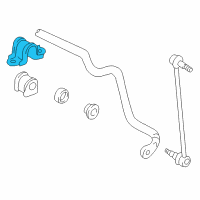 OEM 2003 Toyota Camry Stabilizer Bar Bracket Diagram - 48824-07010