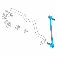 OEM Lexus RX300 Link Assy, Front Stabilizer Diagram - 48810-06030