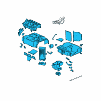 OEM Honda CR-V Heater Unit Diagram - 79100-S10-A02