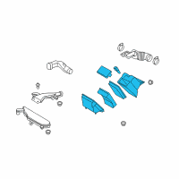 OEM 2013 Nissan Cube Air Cleaner Diagram - 16500-ED80C