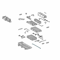 OEM 2013 Lexus LS600h Wire, Hv Battery Pack Diagram - G92X1-50020