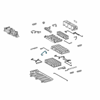 OEM Lexus LS600h Cable, Hv Battery Main Diagram - G92T1-50020