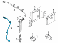 OEM 2022 Kia Carnival Sensor-Knock, RH Diagram - 392503NFA0