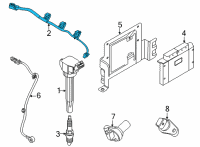 OEM Kia Carnival Harness-Ignition COI Diagram - 273123NFA0