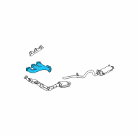 OEM Mercury Mountaineer Manifold Diagram - YU3Z-9430-AA