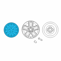 OEM 2012 Kia Optima Wheel Assembly-Steel Diagram - 529102T200