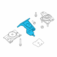 OEM Infiniti Bracket-Engine Mounting Diagram - 11233-1LA0A