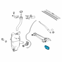 OEM 2018 Toyota RAV4 Front Motor Diagram - 85110-0R030