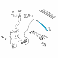 OEM 2015 Toyota RAV4 Wiper Arm Diagram - 85221-0R030