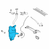 OEM 2018 Toyota RAV4 Washer Reservoir Diagram - 85315-0R030