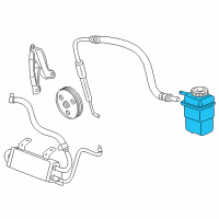 OEM 2005 Dodge Neon Power Steering Pump Diagram - 5272780AH