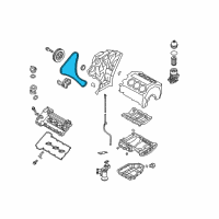 OEM Kia Amanti Chain-Timing Diagram - 243123C100