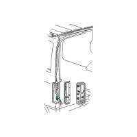 OEM Pontiac Sunbird Socket Asm, Back Up Lamp Diagram - 12003758