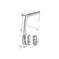 OEM GMC C3500 Park Lamp Socket Diagram - 12003757