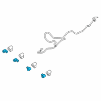 OEM 2020 Ford F-250 Super Duty SENSOR - PARKING AID SYSTEM Diagram - LU5Z-15K859-A