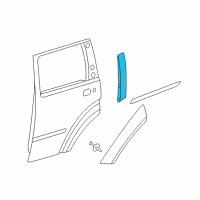 OEM 2007 Dodge Nitro APPLIQUE-C Pillar Diagram - 55113101AC