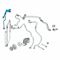 OEM 2020 Ram 2500 Line-A/C CONDENSER Diagram - 68322661AB