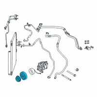 OEM 2021 Ram 3500 A/C COMPRESSOR Diagram - 68461377AA