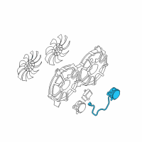 OEM Infiniti Motor Assy-Fan Diagram - 21487-JK01A